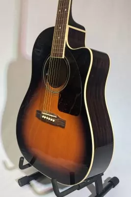 Store Special Product - Epiphone - J-45 EC Studio Acoustic/Electric Guitar - Vintage Sunburst